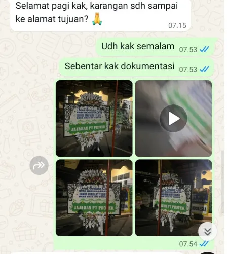 Pengiriman Papan Bunga Selamat Sidomulyo Purworejo