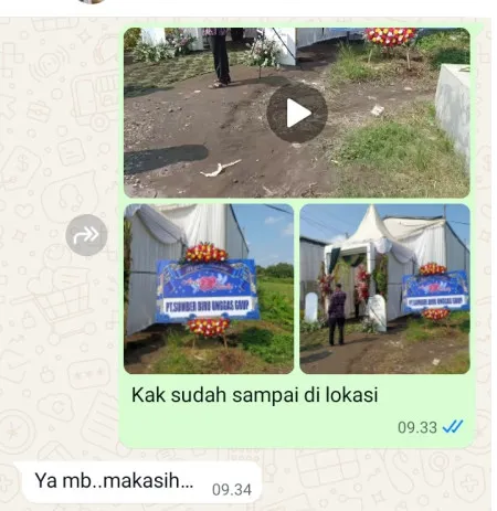 Pengiriman Karangan Bunga Sidomulyo Purworejo
